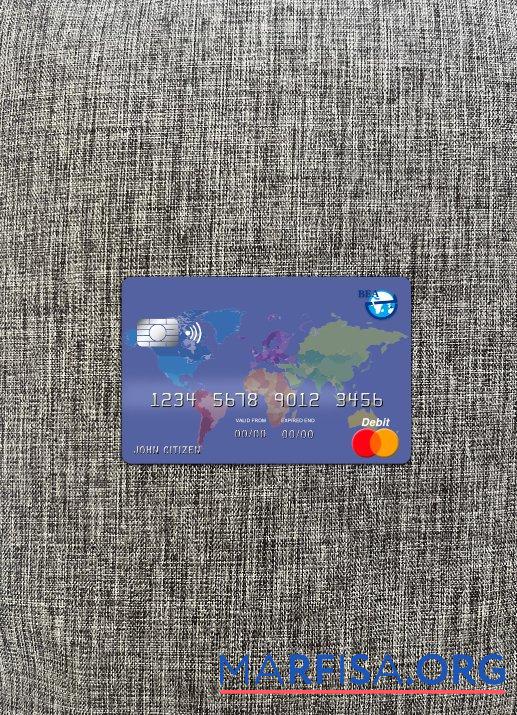 Realistic Algeria banque extérieure d'algérie mastercard photolook front real example
